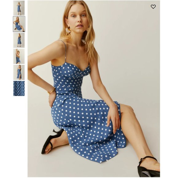 Reformation Juliette Dress - Lazuli - Picture 2 of 11
